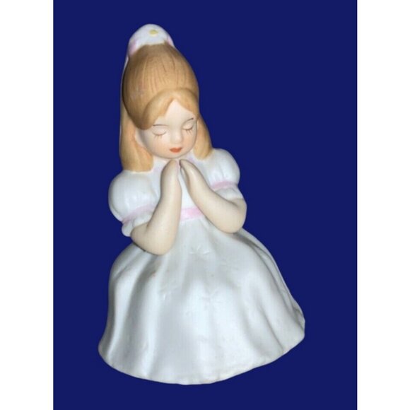 Enesco 1987 Praying Girl Figurine First Communion/ Confirmation - Picture 5 of 8
